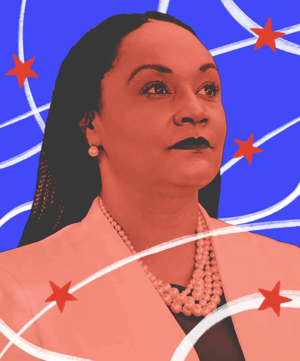 A photo illustration of Georgia State Senator Nikema Williams.