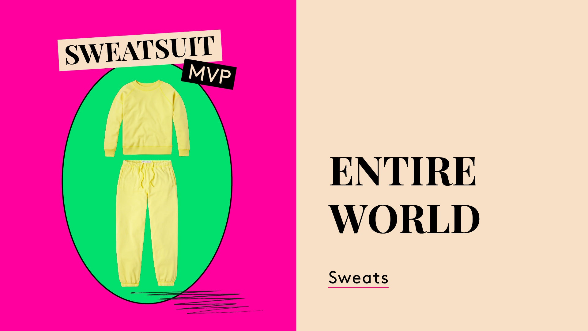 Sweatsuit MPV. A photo of a sweatsuit. The Entireworld.