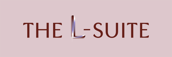 A purple logo that says The L-Suite